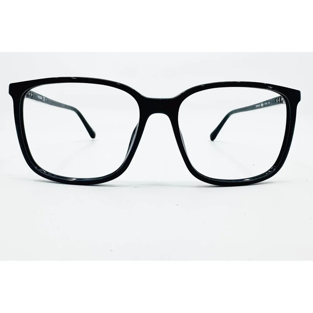Fossil Eyeglasses Men Black Square FOS 3081/S 57-16-145